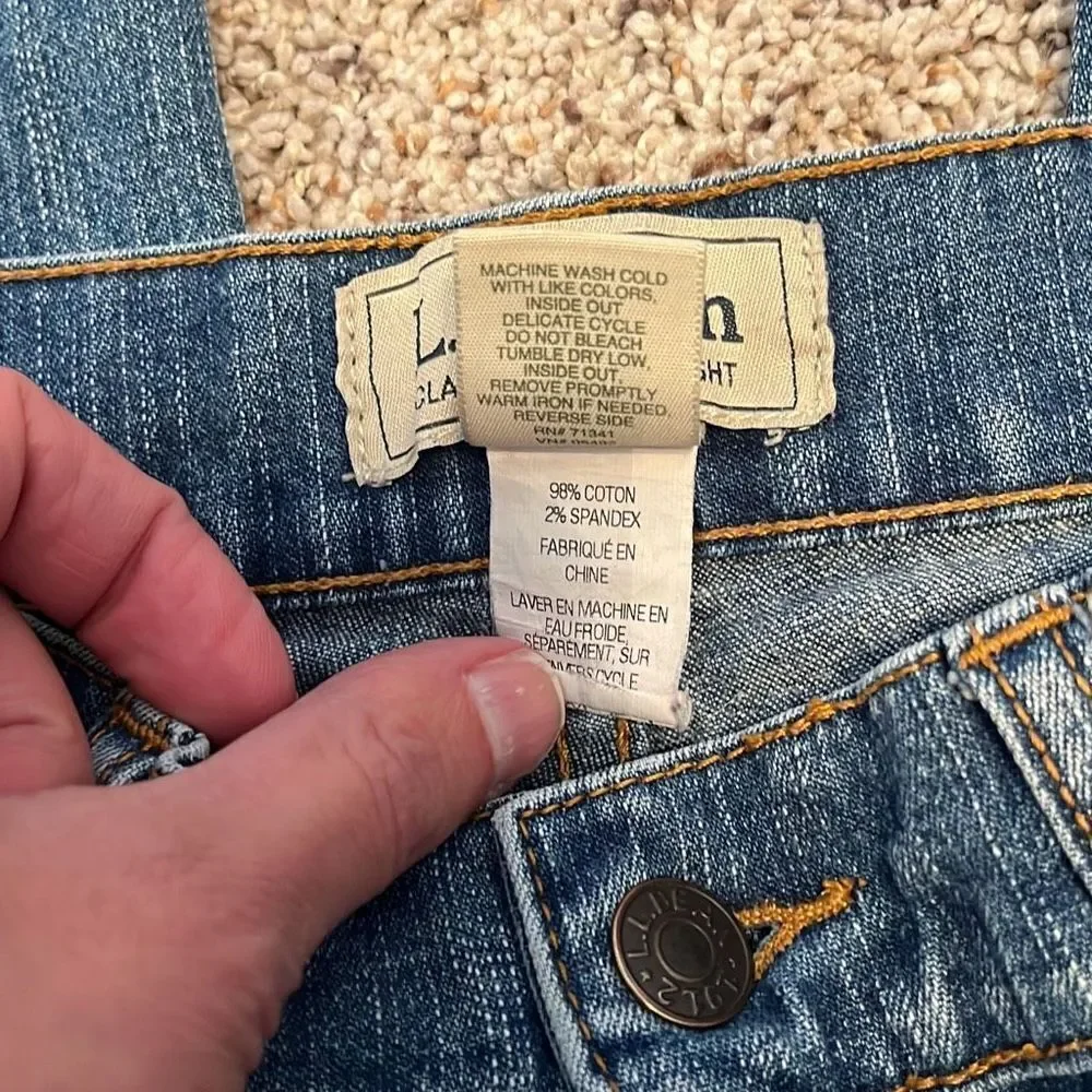 L.L. Bean Ladies Classic‎ Straight Leg Jeans Size 10